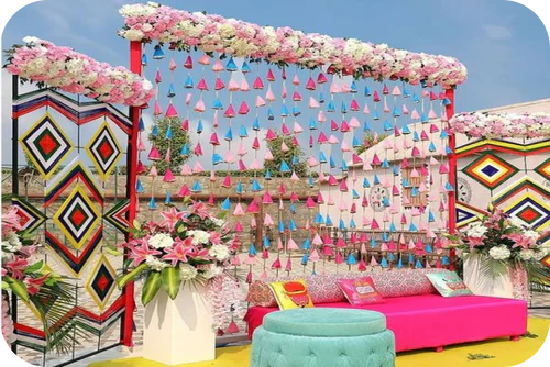 Grand mandap setup